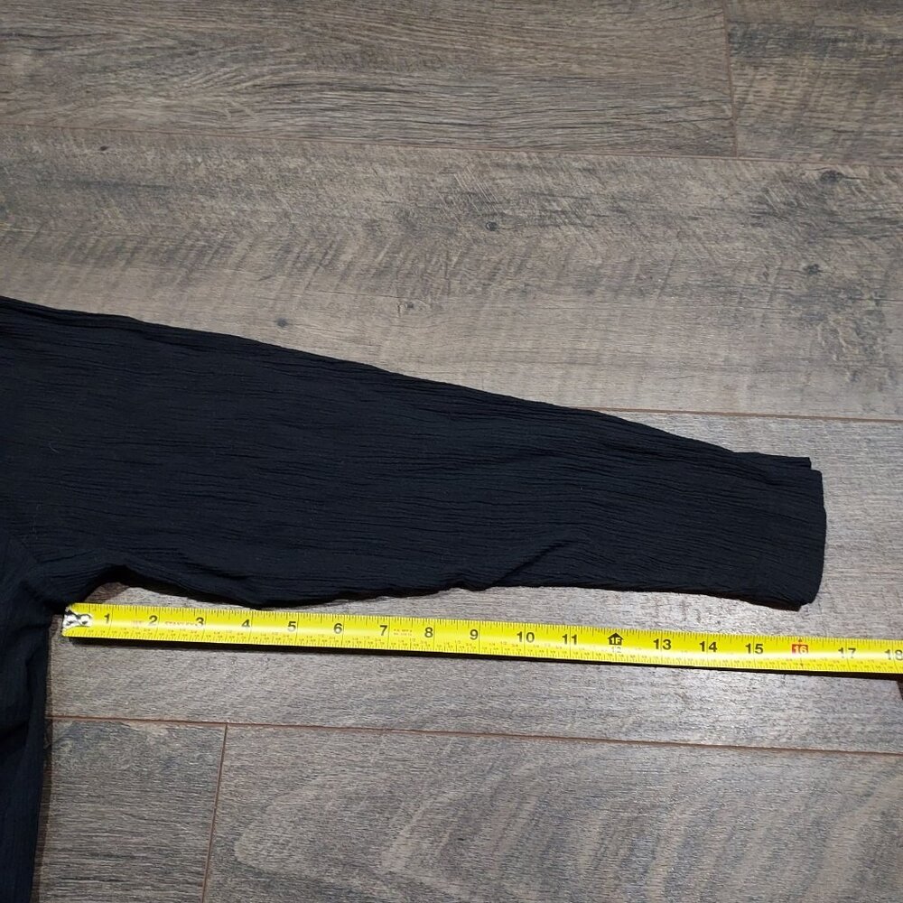 Brownstone Studio Womens Top Black Size 1X 100% Cotton - Picture 12 of 13